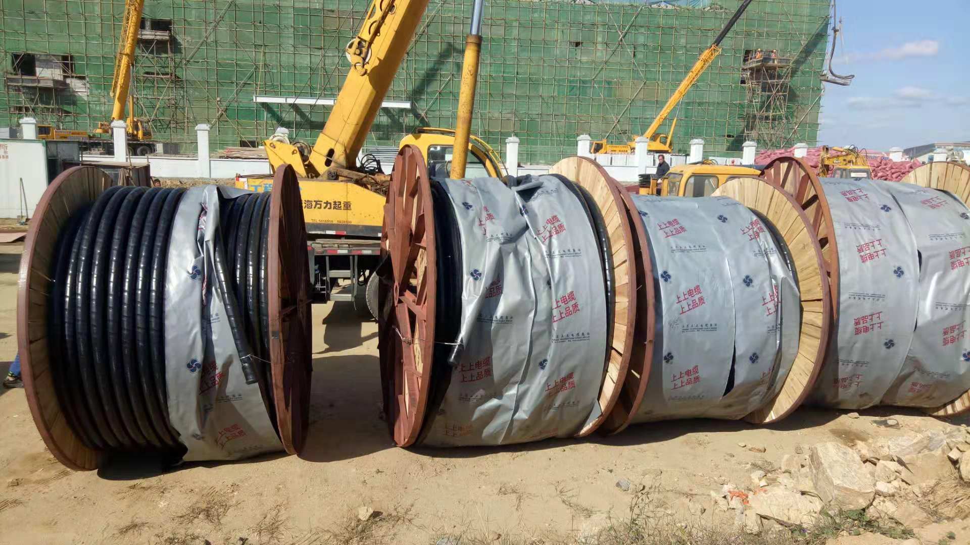 高效架设电力动脉 威海草庙子镇捷普工业园电缆进场纪实